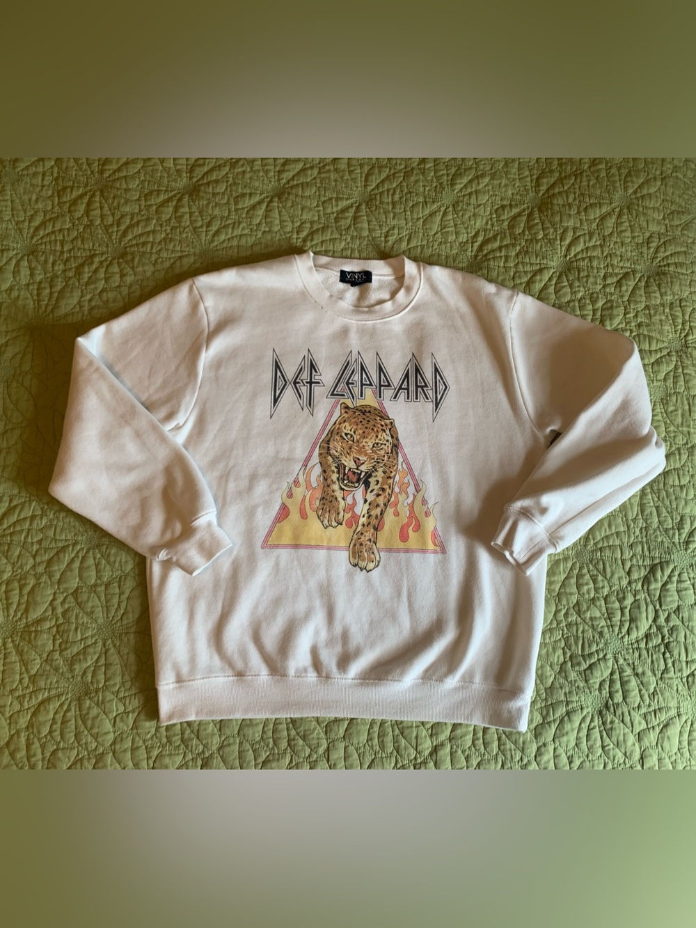 Def Leppard graphic crewneck sweatshirt